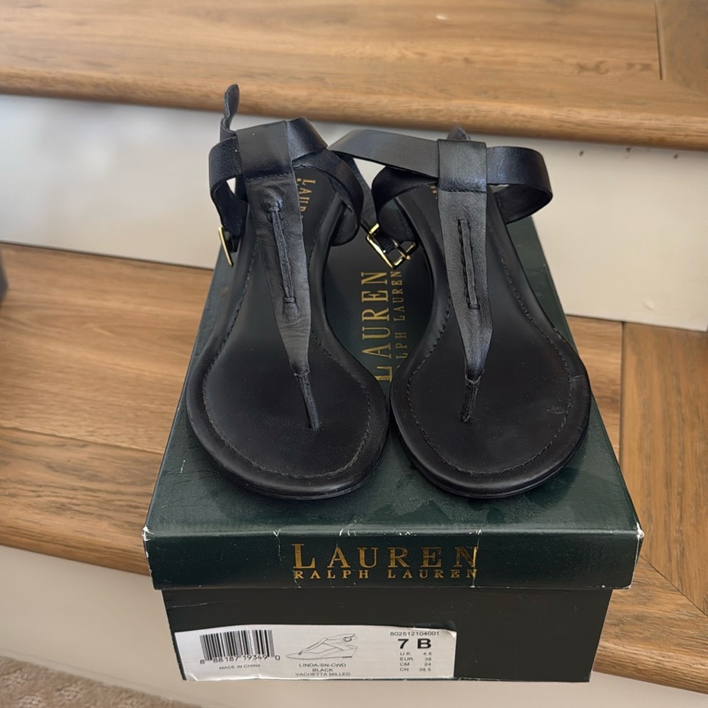 Ralph Lauren wedge sandals